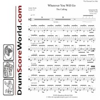Calling (The) - Wherever You Will Go - Drum Sheet